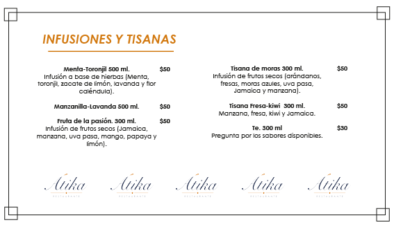 Postres ATIKA Restaurante